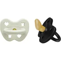 Hevea Schnuller - 3-36 Mt. - 2er-Pack - Naturgummi - Eisiger Fjo - - 3-36 mt - Schnuller