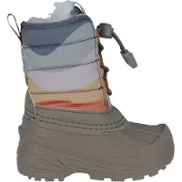 Wheat Snowboots 'Aleex' brokaat / donkerlila / perzik / wijnrood