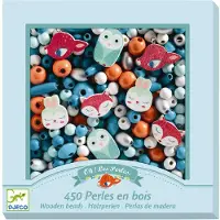 Djeco - Houten parels Kleine Diertjes - 4+
