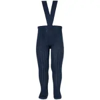 Condor Maillot m. Bretellen - Rib - Blauw - - 1-2 jaar (80-92) - Maillots