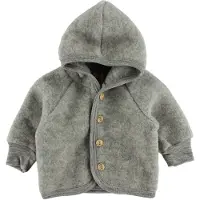 Engel Cardigan - Wolle - Graumeliert - - 74/80 - Cardigans