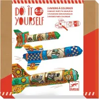 Djeco Creatief spel Doe het zelf Vliegtuigen om in te kleuren In de lucht