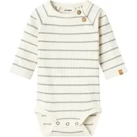 Lil´ Atelier Rompertje/body 'NBMKAIL' grijs / offwhite