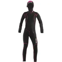 Seac Neoprenanzug - Resort Flex Lady 5 mm - Schwarz/Pink - - S - Small - Neoprenanzüge
