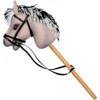 ByAstrup Steckenpferd - Luna - 68 cm - Grau - - One Size - Spielzeug