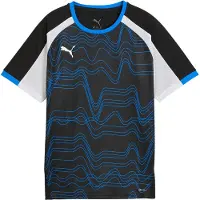 Puma Individualliga Graphic T-shirt voor kinderen, zwart, maat 140