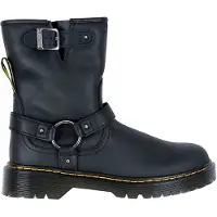 Dr. Martens Boots - Genaya Y - Black Wyoming - - 37 - Stiefel
