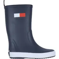 Tommy Hilfiger Regenlaarzen 'RUDY' blauw / kersrood / wit