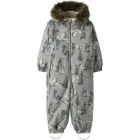 Name it Functioneel pak 'NMNSNOW10' bruin / grijs / lichtgrijs