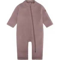 Mikk-Line - Wool Baby Suit - Overall 74, roze/bruin
