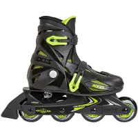 Roces Rolschaatsen - Orlando III - Zwart/Limoen - Skeelers - - 25/29 - Rolschaatsen