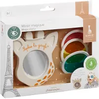 Sophie La Girafe Magische Spiegel - 5-Senses Collectie - Babyspeelgoed - 5-Delig - Vanaf 0 maanden - 11x10x1 cm - OK-Biobased - In witte geschenkdoos