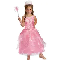 Disguise Glinda Deluxe Peuterkostuum Roze 5-6 Years