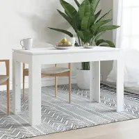 Prolenta Maison Exclusive - Eettafel, wit, 120x60x76 cm, houtvezel