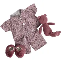 Smallstuff Clothing Pyjamas Doll Dress Roze Kinderen