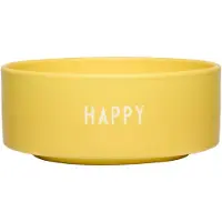 Design Letters snoepschaal Ø12 cm Yellow