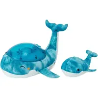 Cloud B Nachtlampe m. Sound - Tranquil Whale m. Young - 30x28x13 - - One Size - Nachtlicht