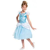 Disguise DISNEY Prinses - CINDERELLA, Cinderella Deluxe , Maat M (7-8 jaar), Meisjes