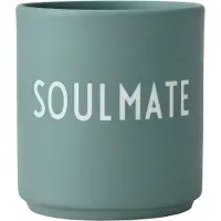 Design Letters favoriete mok 25 cl Soulmate (Groen)