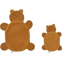 Liewood Babytücher - 2er-Pack - Janai - Mr Bear/Golden Caramel - - One Size - Schmusetücher
