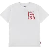 Levi's T-shirt met backprint wit Jongens Katoen Ronde hals Backprint - maat 176