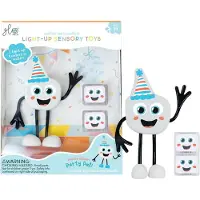 Glo Pals Figuur/Zintuiglijke kubussen m. Licht - Party Pal - Wit - - OneSize - Badspeelgoed