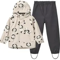 Liewood Regenpak Kids Pedia Rainwear Set Panda / Sandy-Maat 122