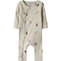 Name it Rompertje/body 'NBNTOLLA' sand / bruin / zwart / wit