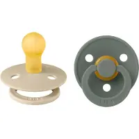 BIBS Fopspeen Vanilla/Pine 0-6mnd 2st