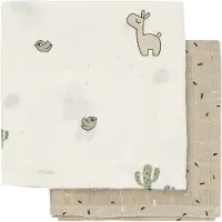 Done by Deer Spucktücher - 2er-Pack - Lalee - Sand - - One Size - Spucktücher