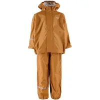CeLaVi Kinderen Celavie Effen PU Basis Regenpak Set Buckthorn Brown