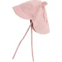 Huttelihut - Kid's Summer Hat Ears Muslin - Hoed 48 cm - 6-12 Months, roze