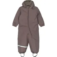 Mikk-Line - Kid's Snow Suit Solid - Overall 128, bruin/grijs