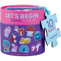Crocodile Creek Puzzlespiel - 10 Teile - 2 Teile - Let's Begin - - One Size - Puzzlespiele