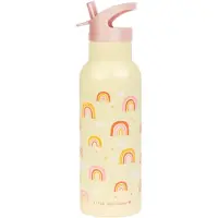 A Little Lovely Company Thermosflasche - 500 ml - Regenbögen - - One Size - Thermosflaschen