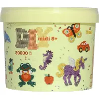 Hama Midi Perlen - 30000 st. + 3 Platten I Eimer - Ostern - - One Size - Perlen