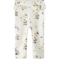 Lil´ Atelier Leggings 'NBFGavo' lichtgeel / olijfgroen / mauve / offwhite