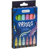 Crateit Pastel Markers Marker Pen Veelkleurig Kinderen