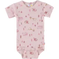 Joha - Kid's Body Short Sleeves - Merino-ondergoed 60, roze