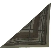 Lala Berlin Sjaal - 180x80 - Driehoek dubbel erfgoed - Leaf - - OneSize - Sjaals