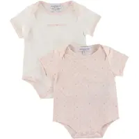 Emporio Armani Bodys k/ä - 2er-Pack - Aquile Rosa/Weiß - - 12 mt - Body K/Ä