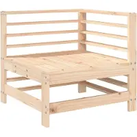 vidaXL Tuinhoekbank massief grenenhout
