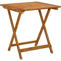 Syfax Tuintafel inklapbaar 70x70x75 cm massief acaciahout