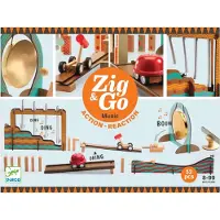Djeco Bouwset Zig & Go Muziek 52 stuks,