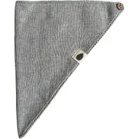 Pine Cone Babyslabbetje - Gebreid - Leo - 36,5x22 cm - Grey Mela - - OneSize - Kwijlsjaaltjes