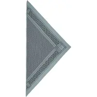 Lala Berlin Sjaal - 162 x 85 - Driehoeksmonogram M - Grey Op mij - - OneSize - Sjaals