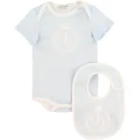 Dolce&Gabbana Cadeaubox - Romper/Babyslabbetje - Lichtblauw - - 18-24 mnd - Rompers Korte Mouw