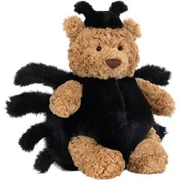 Jellycat Kuscheltier - 26x17 cm - Bartholomew Bear Spider - - One Size - Kuscheltiere