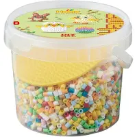 Hama Midi Perlen - 4000 st. + 1 Teller I Eimer - Ostern - - One Size - Perlen