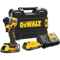 DeWalt Gereedschap - 18V ACCU slagmoersleutel, 2x accu 2.0 Ah XR, oplader DCF850D2T